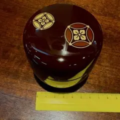 漆器 棗 なつめ 茶道具 蒔絵 蓋付き 菓子器 和食器　未使用