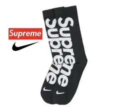 新品未使用 Supreme Nike Crew Socks ソックス 靴下 黒