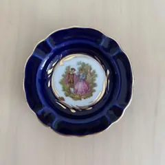 フランスアンティークボルドー窯星座シリーズ水瓶座AssietteParlante