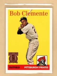 ToppsCommemorative Reprint Bob Clemente