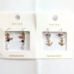 M*̈様 ココシュニック リーフモチーフ ゴールドピアス 10金 美品
