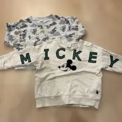 Disney フタフタ　しまむら　ミッキー トレーナーまとめ売り　90 95