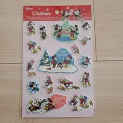 Disney クリスマス ステッカーセット　ぷっくりタイプ