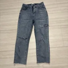 ジュメロ ダメージデニムパンツ ブルーのサムネイル