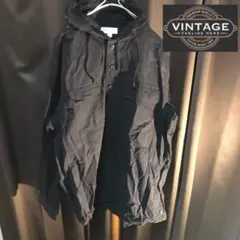 軍モノデザイン コットンパーカー クォーターボタン アウトドア HIPHOP