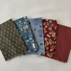 [新品] カントリーハギレ5枚セット