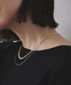 OPAQUE.CLIP 2種チェーンショートネックレスのサムネイル