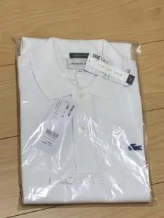 【新品タグ付き】LACOSTE ポロシャツ ホワイト サイズ3