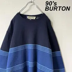 古着 90's バートン ニット カットソー オールドスケート オールドサーフのサムネイル