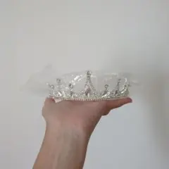 ティアラ　ジュエリーセット　ウェディング　ブライダル　ベール