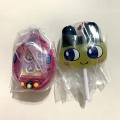 匿名配送 たまごっち キャンディチャーム・シャカシャカチャーム まめっち 2点