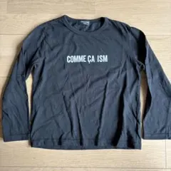 【値下げ】COMME CA ISM 黒 長袖Tシャツ 130A