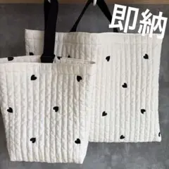 レッスンバック シューズ袋 ヌビ イブル ブラック ハート ハンドメイド