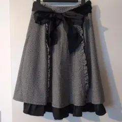 axesfemme☆ひざ丈フレアスカート☆Mサイズ