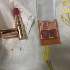 CEZANNE ベージュトーンアイシャドウとリップ