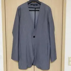 NO ID. ノーカラー1BジャケットM&プリーツ袴トラウザーズSセットアップ