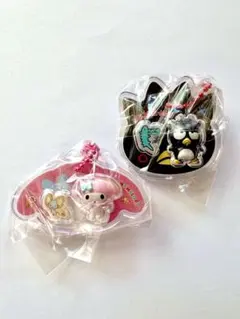 サンリオ　パッケージチャーム　マイメロ　バツ丸　２個セット