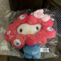 ミャクミャク サンリオコラボ カラビナ付ぬいぐるみ ハローキティ(会場限定)