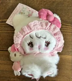 mikko illustrations サンリオ　キティ　マスコットホルダー