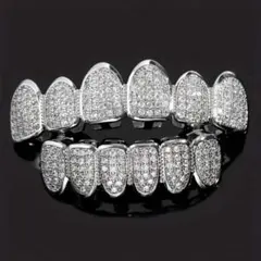 king von ラッパー着用モデル グリルズ ヒップホップ ジルコニア 歯