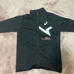 asics ウォームアップウェア M 黒