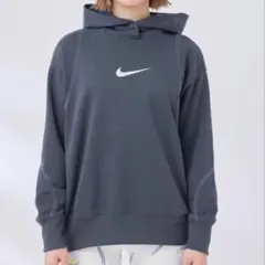 NIKE ナイキ スウェット パーカー ダークグレー フード付き レディースM