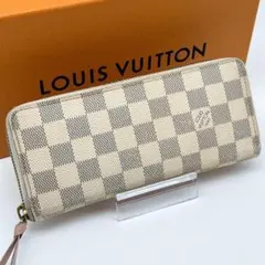 ルイヴィトン ダミエアズール ジッピーウォレット 財布 白 長財布 ホワイト