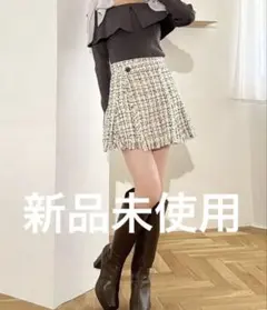 ツイードラップミニスカート　RESEXXY リゼクシー