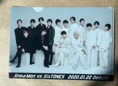 SnowMan VS SixTONES デビュー　クリアファイル