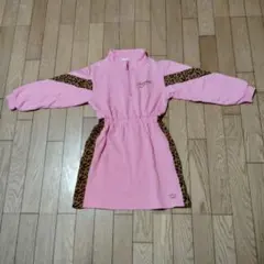 Babydoll ピンク レオパード柄 ワンピース