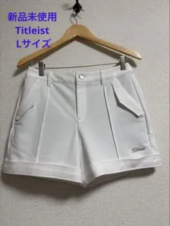 新品未使用　Titleist レディース ゴルフショートパンツ ホワイト　 Lのサムネイル
