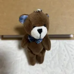 茶色 くま ぬいぐるみ マスコット キーホルダー