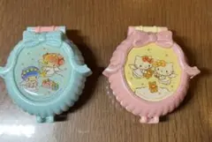 サンリオ　ひみつのコンパクトミラー　ハローキティキキララ　セット