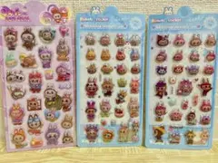 3枚セット　ラブブ　3Dシール