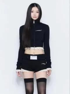 theredthread track jersey jacket lace 黒のサムネイル