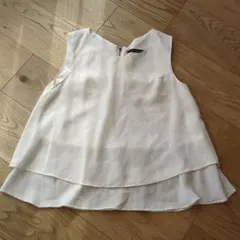 alicia PAGEBOY ホワイト ノースリーブ チュニック