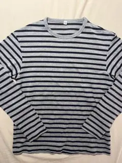 oldUNIQLO ボーダーロンT Mサイズ