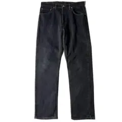 90s 後染め 505-0260 USA製 デニムパンツ BLACK アメリカ製