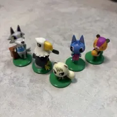 【5体セット】どうぶつの森 チョコエッグ フィギュア 人気キャラまとめ売り