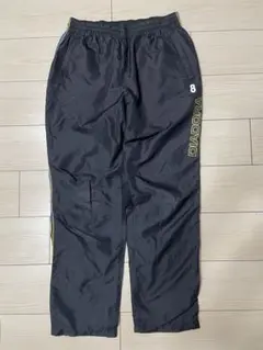 DIADORA ディアドラ ウィンドブレーカー 黒 青 Oサイズ