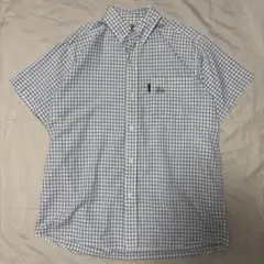 STUSSY 半袖チェックシャツ 銀タグ usa製のサムネイル