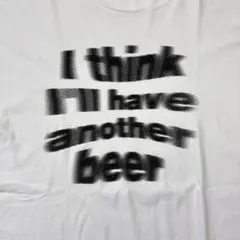 【スペシャル!!】90s モーションTシャツ XL ビール モザイク 文字 黒 スペシャル!!】90s モーションTシャツ L ビール モザイク 文字 古着