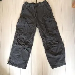 GU カーゴパンツ　Ｓサイズ　チャコール　ダークグレー