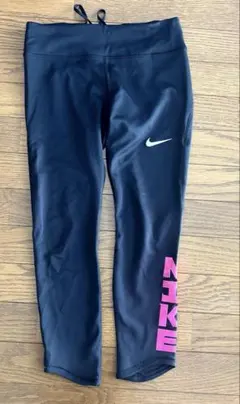 Nike フィットレギンス ブラック ピンクロゴ