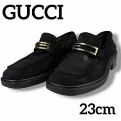 GUCCI グッチ ローファー スエード スクエアトゥビジネス 23cm y2k