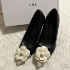 新品　グレイル　パンプス　フラワー　22.5 GRL
