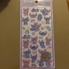 ま*め様 スティッチ ボンボンドロップ シール