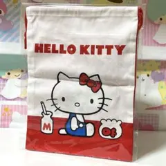 平成レトロ 新品 【ハローキティ】 巾着袋 当時物 サンリオ - メルカリ
