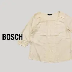 BOSCH ボッシュ ピンタックブラウス 7分袖 アイボリー 38のサムネイル