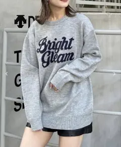 INGNI ロゴチュニックニット グレー/コン